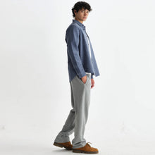Shelly Shirt Seersucker Cord blue Wax London