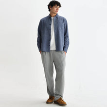 Shelly Shirt Seersucker Cord blue Wax London