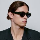 Winnie Sunglasses dark green transparent