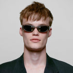 Gust Sunglasses matte grey/semi mirror