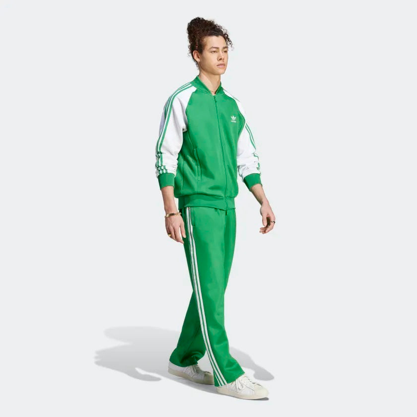 Adidas originals sst track jacket green best sale