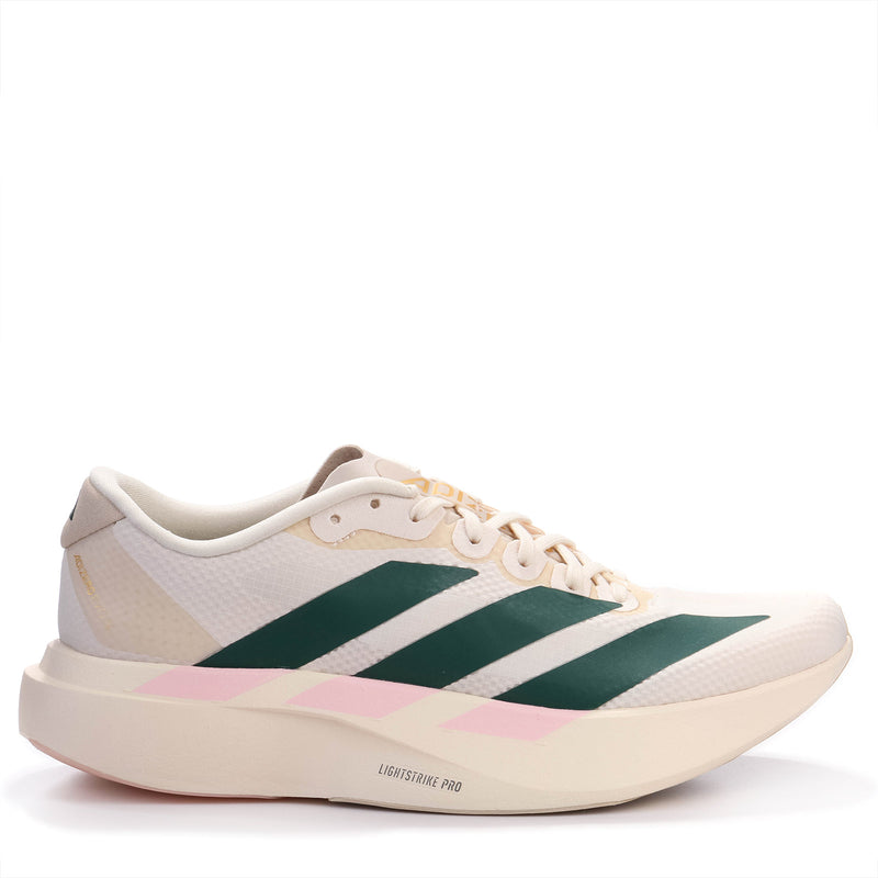Adizero Evo SL Woven wonder white/collegiate green/clear pink