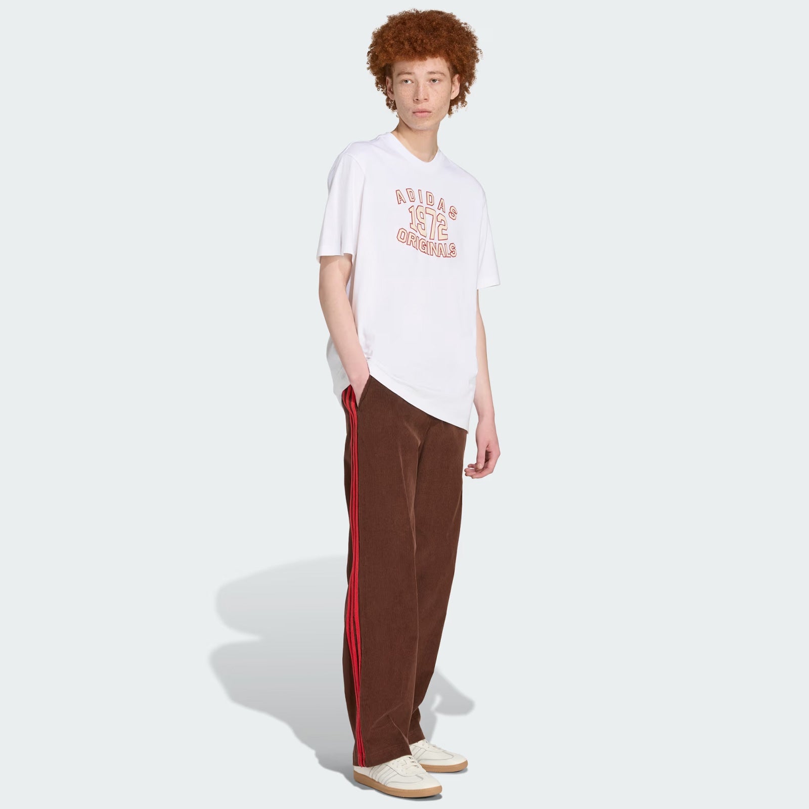 Cord Pant auburn/better scarlet Adidas