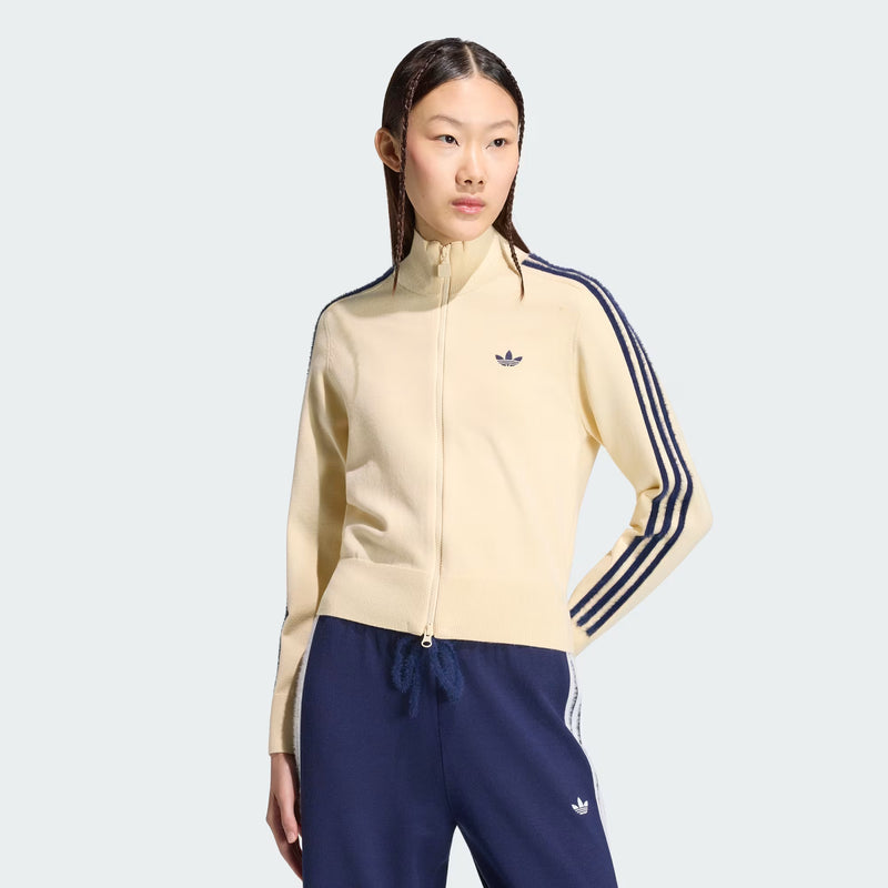 Knit Firebird Track Top warm vanilla/night indigo