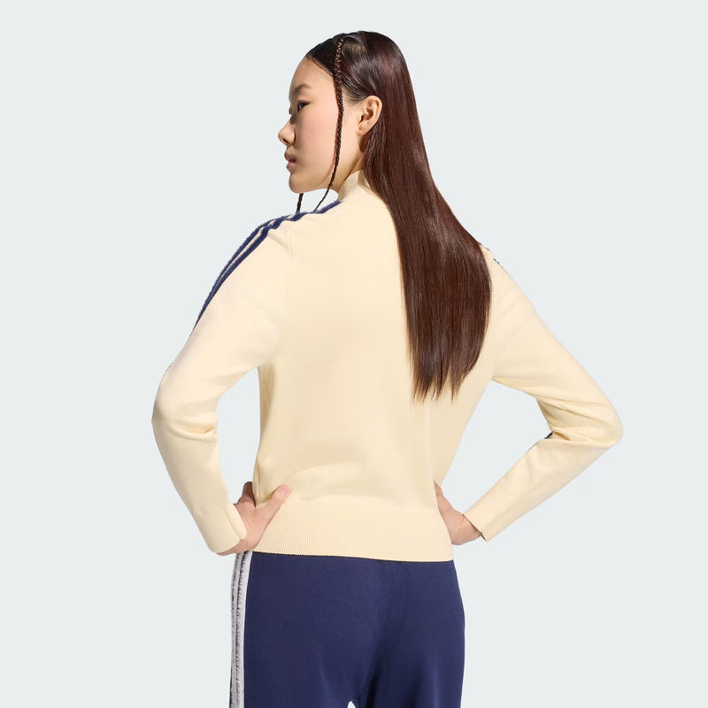 Knit Firebird Track Top warm vanilla/night indigo