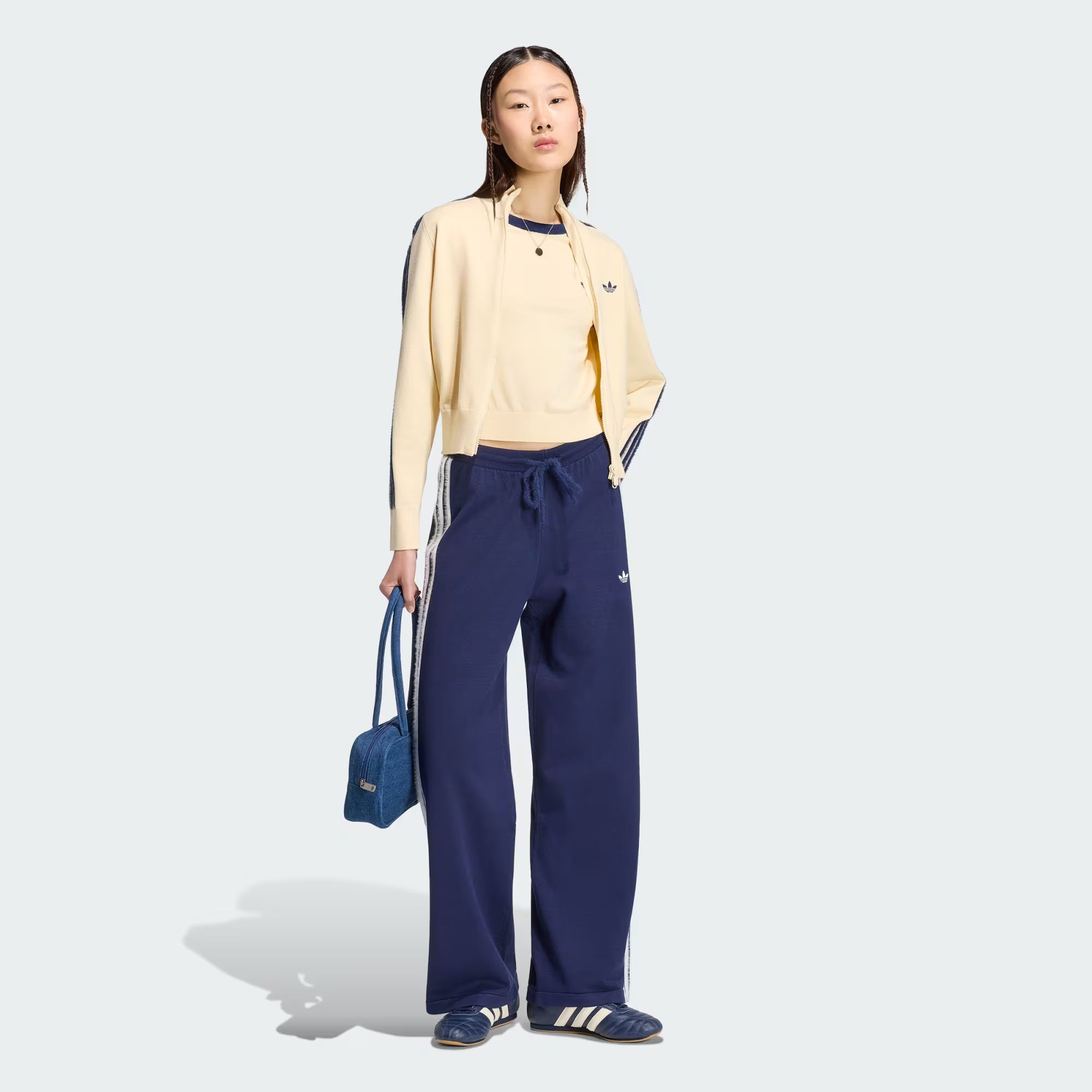 Knit Firebird Track Top warm vanilla/night indigo