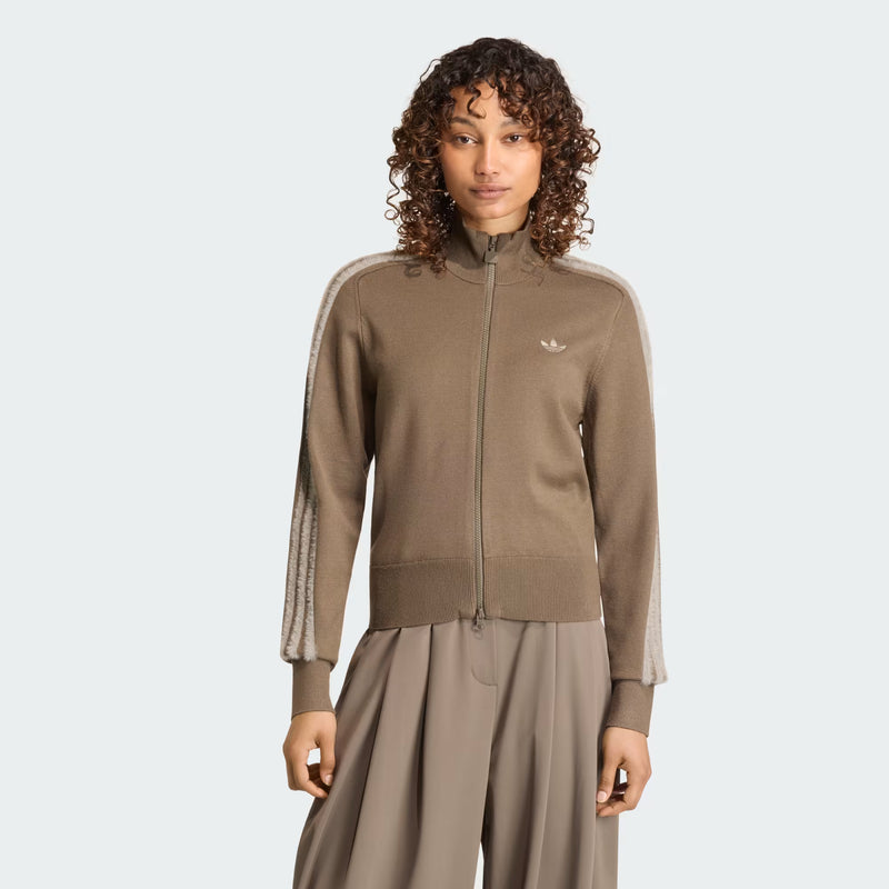 Knit Firebird Tracktop branch/silver pebble