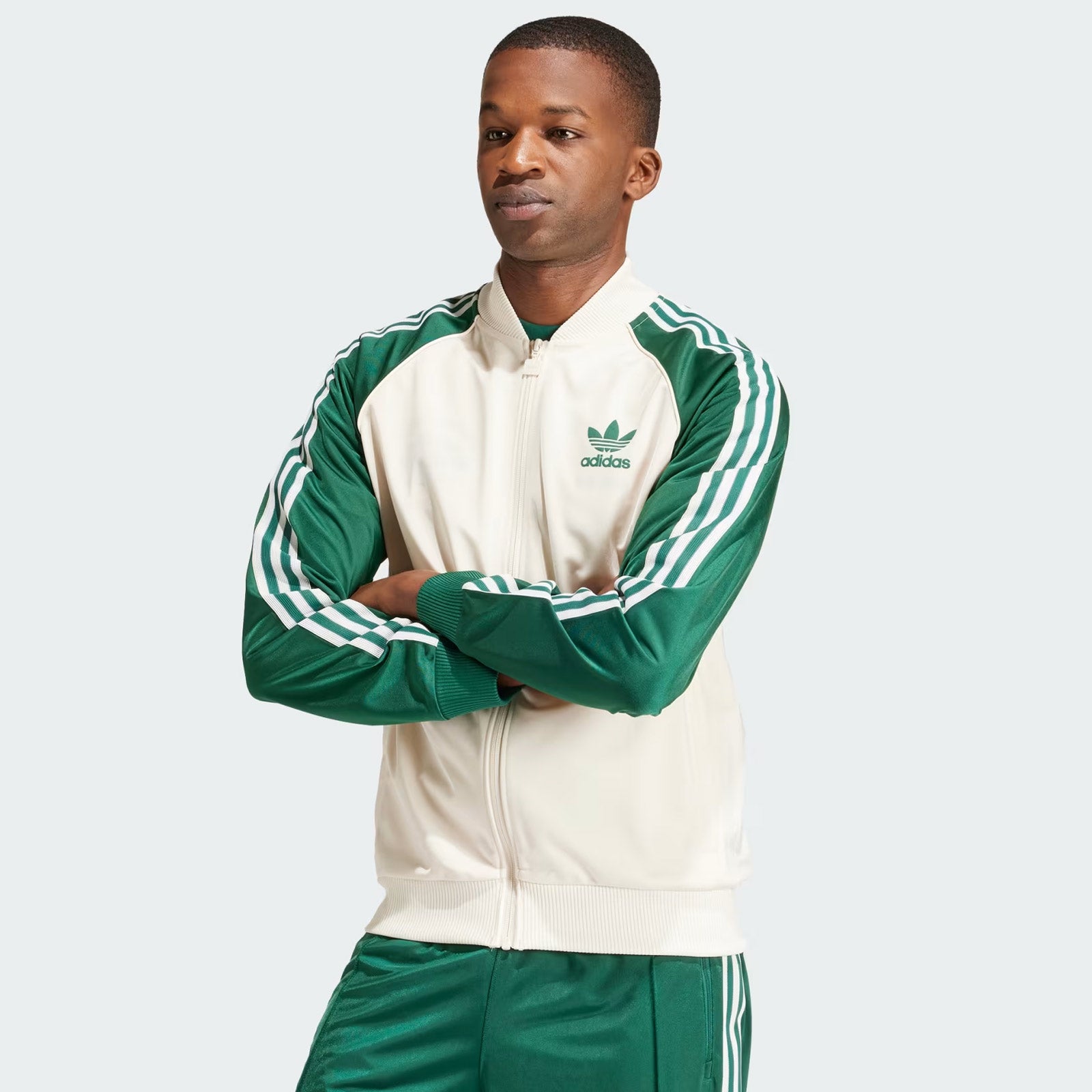 SST Originals Jacket wonder white/collegiate green