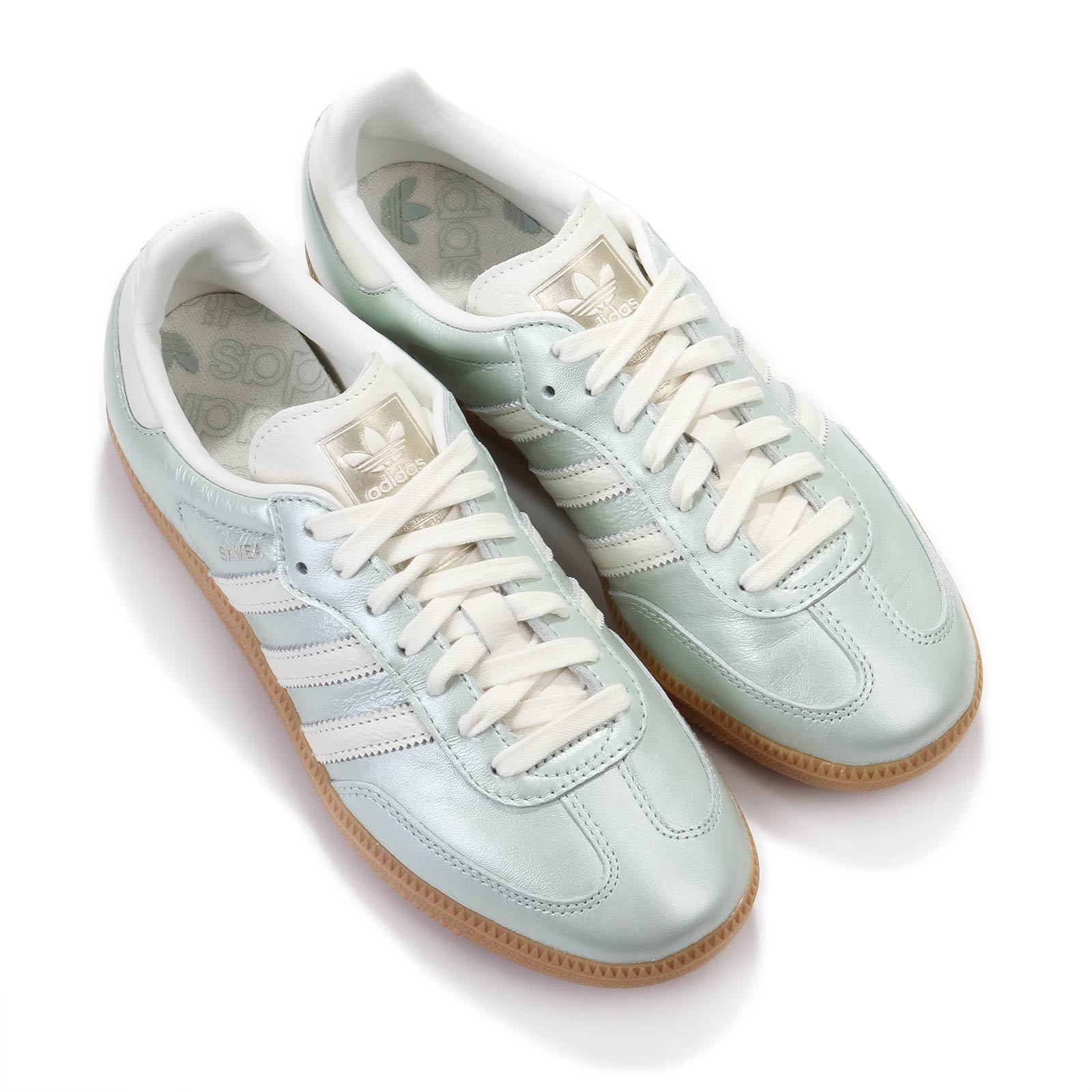 Samba OG W linen green metallic/offwhite