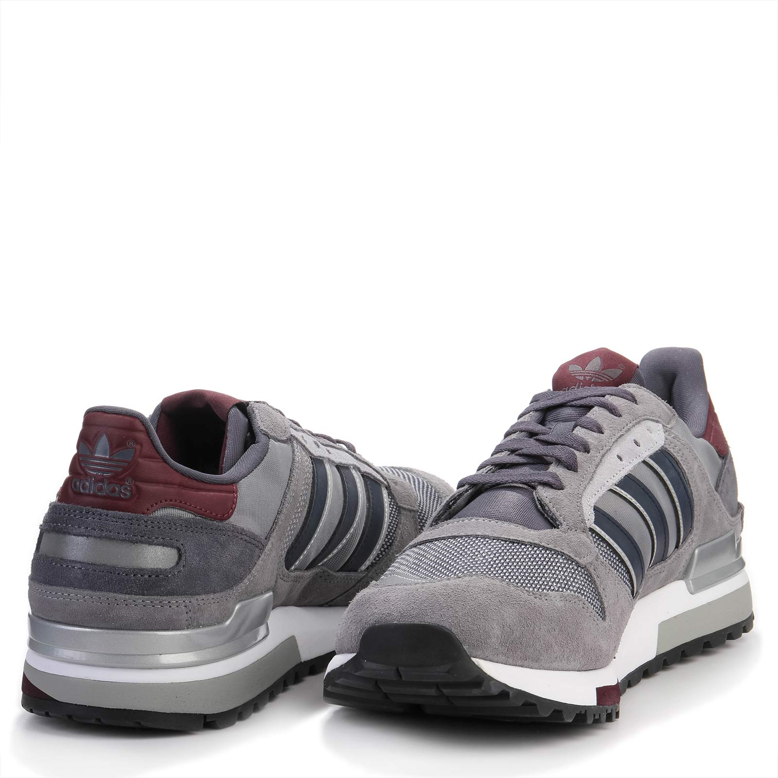 ZX 600 grey/legend ink/maroon Adidas