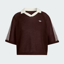 Crochet Polo aurora coffee Adidas