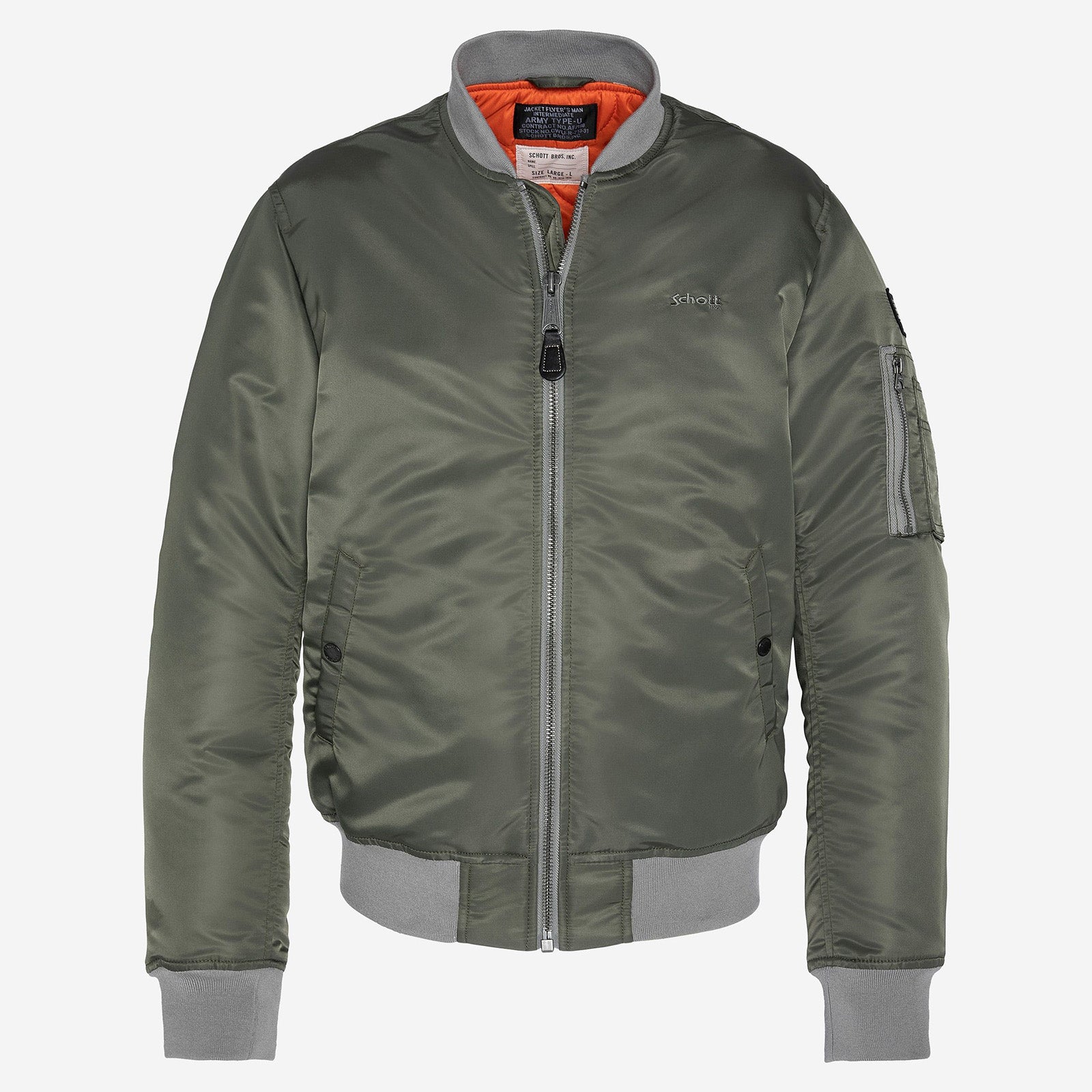 MA-1 Airforce Bomber sage kaki