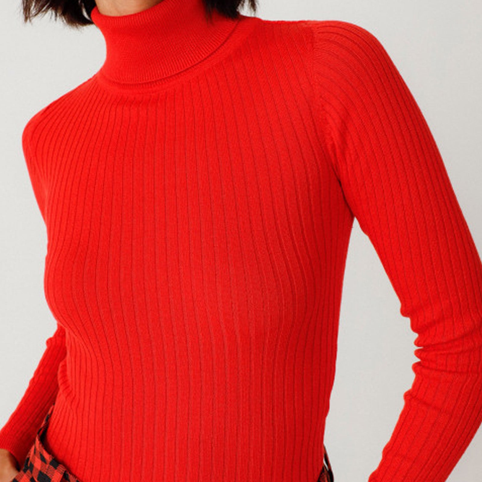 Aldara Turtleneck Longsleeve red