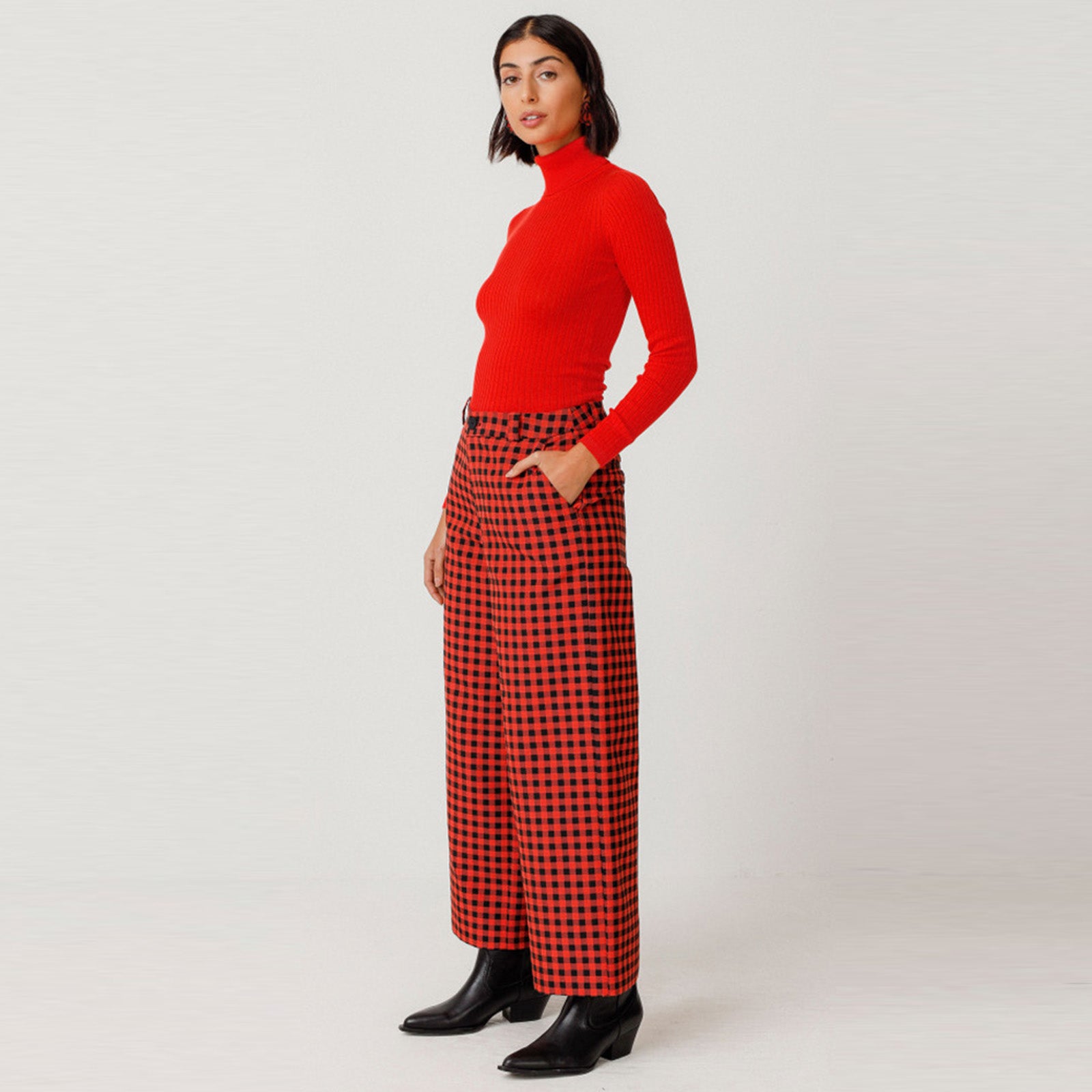 Aldara Turtleneck Longsleeve red