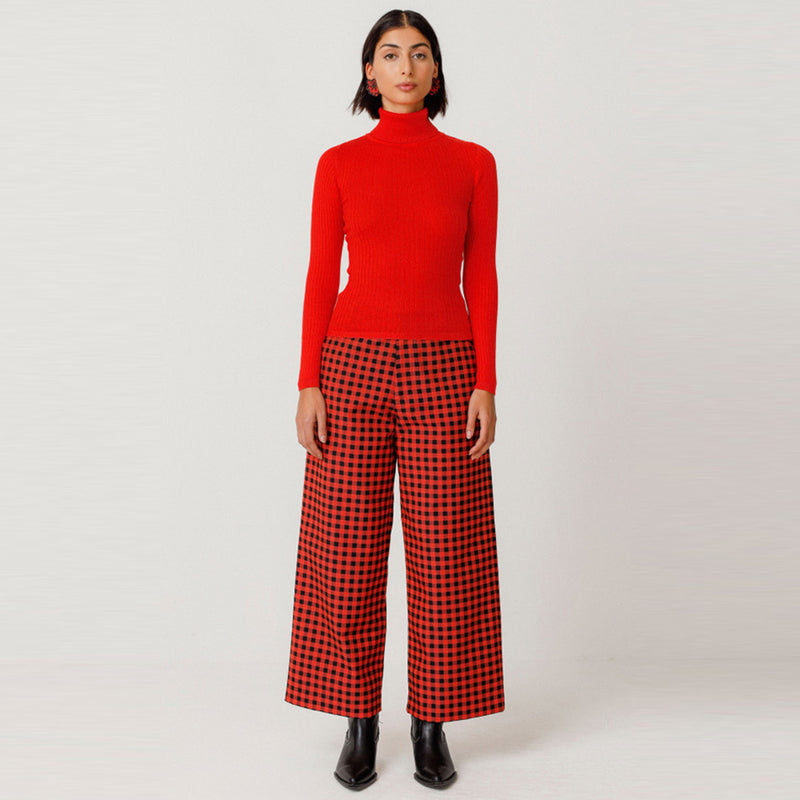 Aldara Turtleneck Longsleeve red