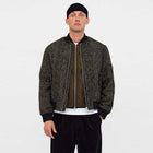 Akbertie Check Wool Jacket forest night