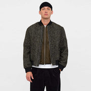 Akbertie Check Wool Jacket forest night