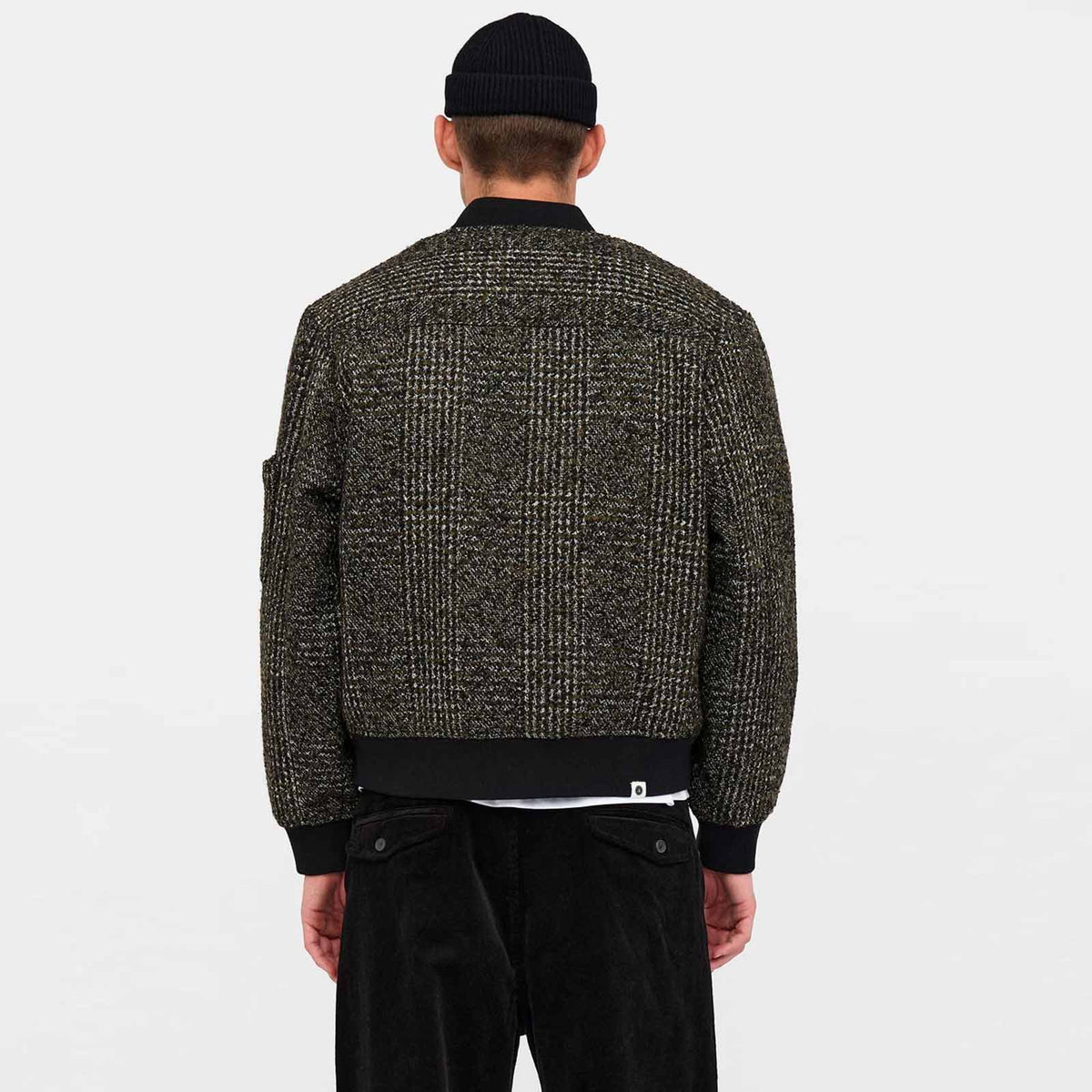 Akbertie Check Wool Jacket forest night