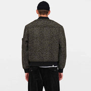 Akbertie Check Wool Jacket forest night