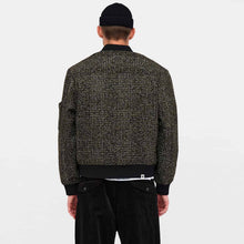 Akbertie Check Wool Jacket forest night