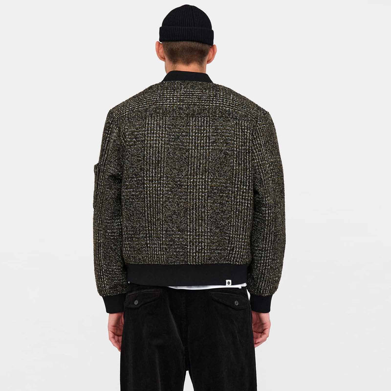 Akbertie Check Wool Jacket forest night