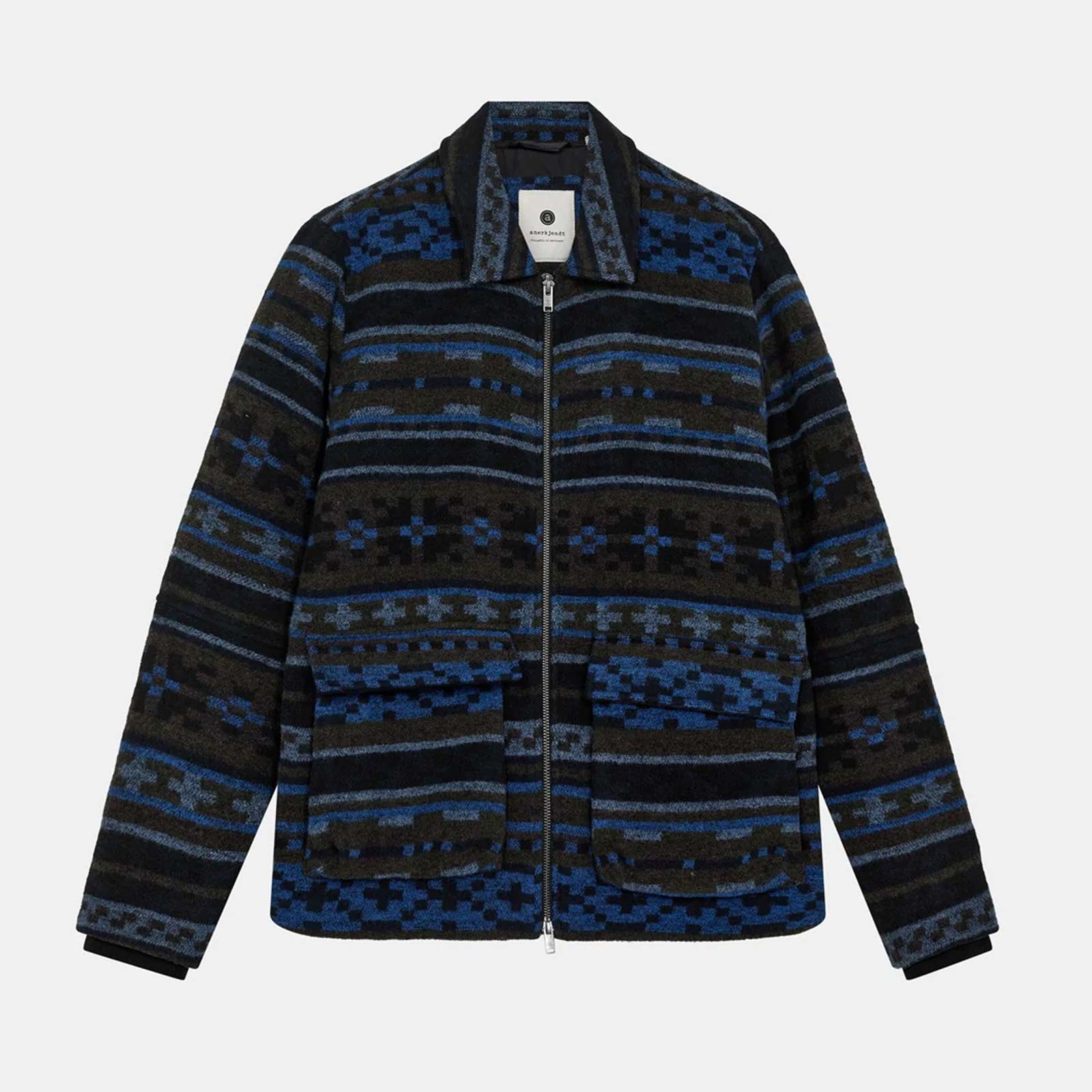 Akbruce Wool Jacket sky captain Anerkjendt