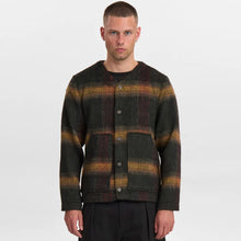 Akdan Heavy Twill Check Overshirt forest night Anerkjendt