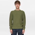 Akebbe Cotton/Silk Knit loden green Anerkjendt