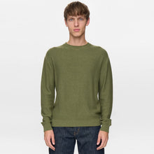 Akebbe Cotton/Silk Knit loden green Anerkjendt