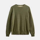 Akebbe Cotton/Silk Knit loden green Anerkjendt