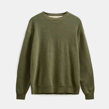 Akebbe Cotton/Silk Knit loden green Anerkjendt