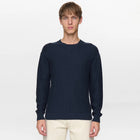 Akebbe Cotton/Silk Knit sky captain Anerkjendt