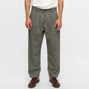 Akjakob Wool Pants caviar melange