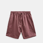 Akjames Cot/Linen/Vis Ela Shorts blackberry wine Anerkjendt