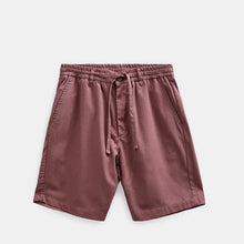 Akjames Cot/Linen/Vis Ela Shorts blackberry wine Anerkjendt