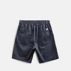 Akjames Cot/Linen/Vis Ela Shorts blue indigo Anerkjendt