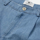 Akjan Chambray Shorts medium blue denim Anerkjendt