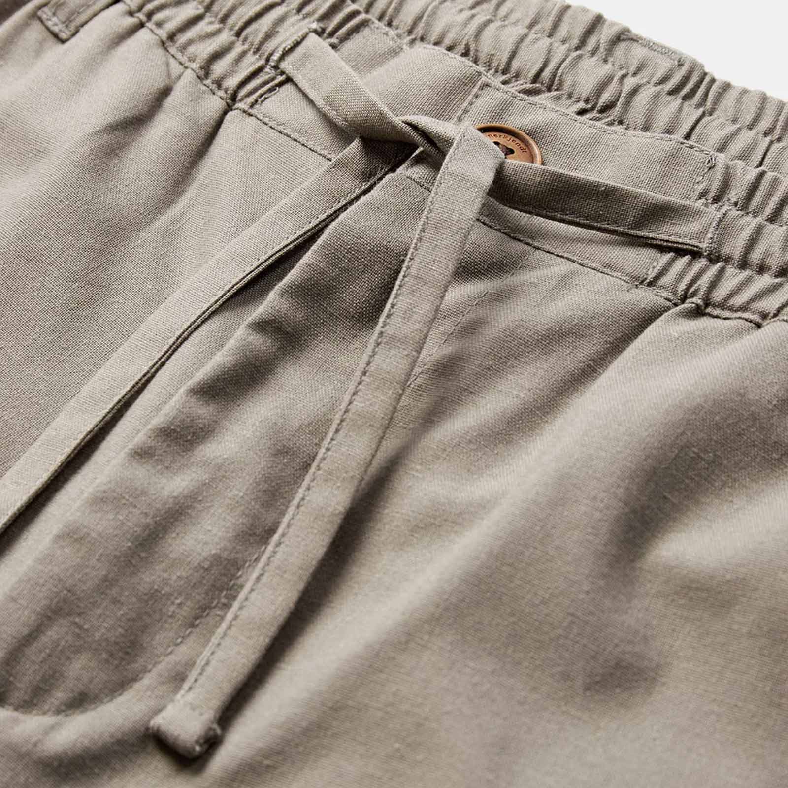 Akjan Cot/Lin/Vis ELA Pants gray flannel Anerkjendt
