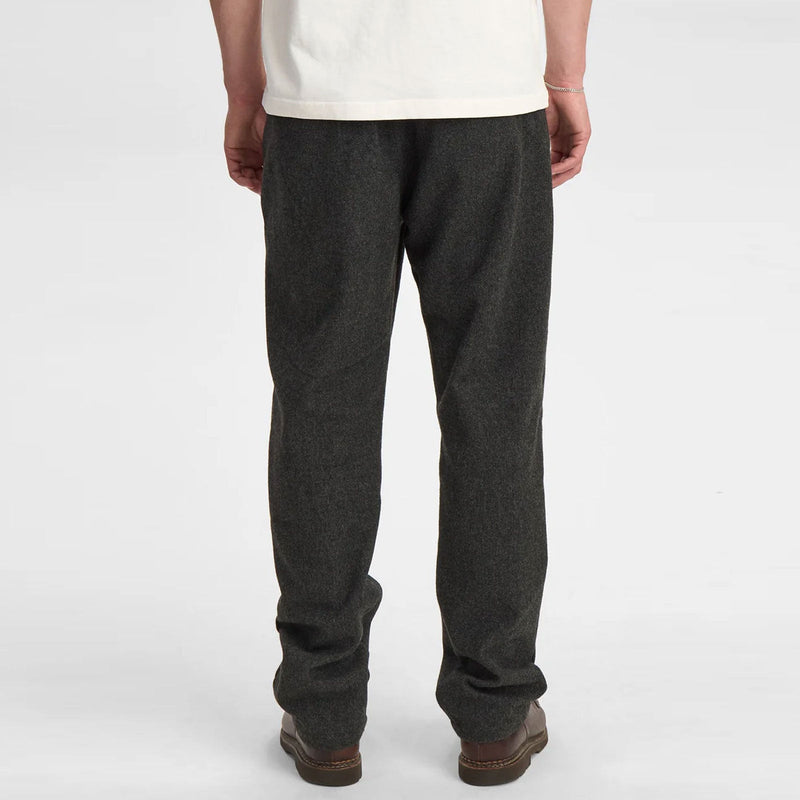 Akjan Pleat Wool Pant granite grey Anerkjendt