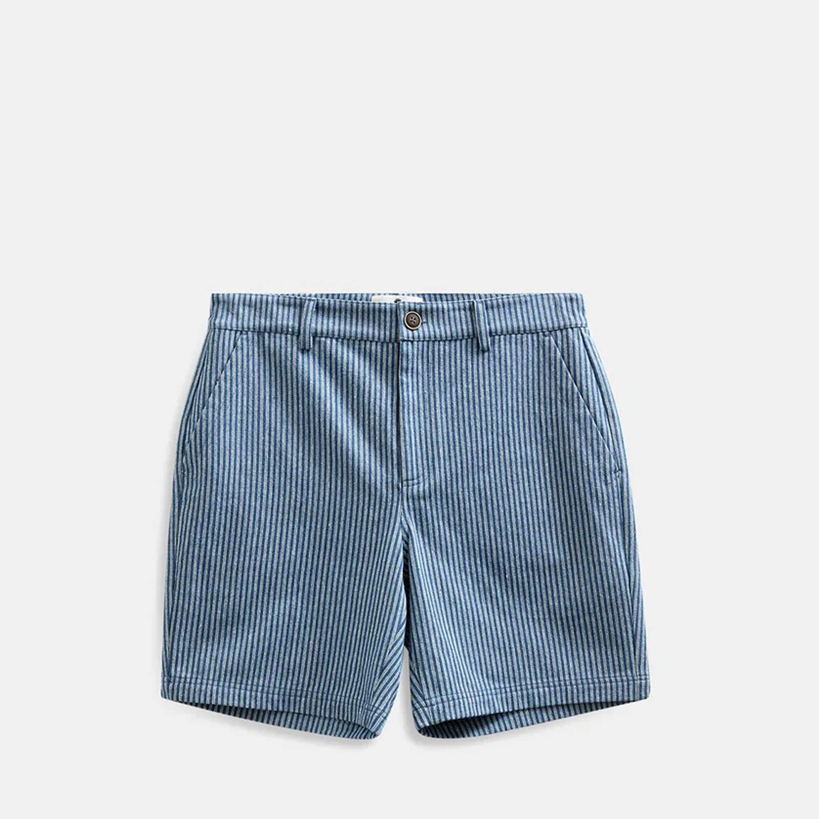 Akjan Stripe Shorts sky captain Anerkjendt