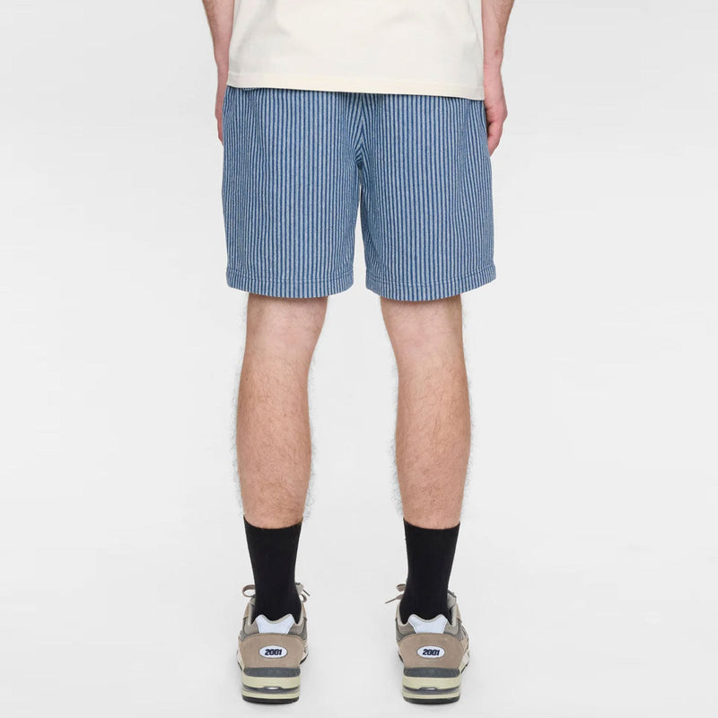 Akjan Stripe Shorts sky captain Anerkjendt