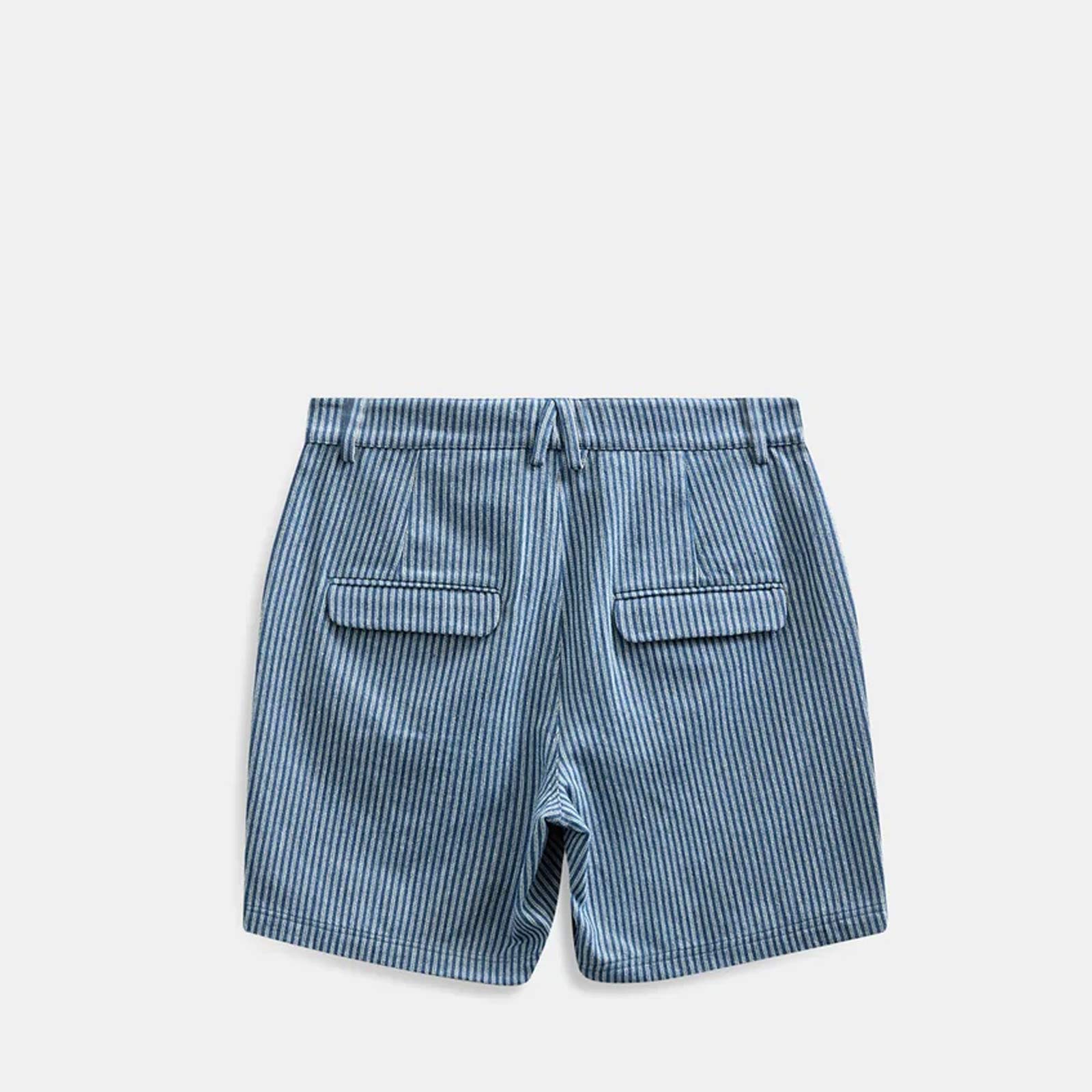 Akjan Stripe Shorts sky captain Anerkjendt