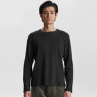Akkikki L/S Waffle Tee caviar Anerkjendt