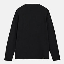 Akkikki L/S Waffle Tee caviar Anerkjendt