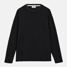 Akkikki L/S Waffle Tee caviar Anerkjendt