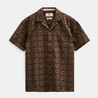 Akleander Lace EMB S/S Shirt teak Anerkjendt