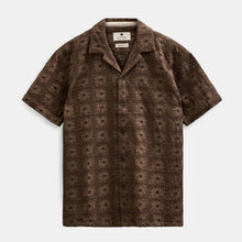 Akleander Lace EMB S/S Shirt teak Anerkjendt