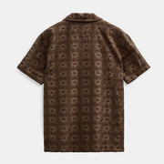 Akleander Lace EMB S/S Shirt teak Anerkjendt