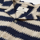 Akleander Stripe Lace S/S Shirt tofu Anerkjendt