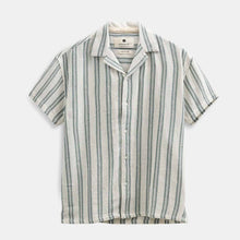 Akleander Struc Stripe2 S/S Shirt tofu Anerkjendt
